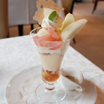 資生堂パーラー - 山形県岡田果樹園産 ラ フランスのパフェ