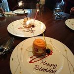 レストラン レジーナ - お誕生日デザート　2018.11