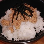 麺・吉平 - とりそぼろご飯(中）
