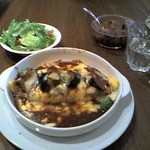 タゴライス 広島店 - なすと挽肉のドリア風オムライス