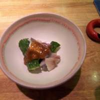 定谷 - 鰯と素朴な胡瓜の味噌和え