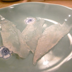 鮨あおき - 皮剥