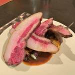 アンティーカ トラットリーア フォルトゥーナ グランデ - エゾヒグマの炭火焼き