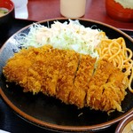 かつ廣 - ロースかつのUP。