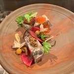 アンティーカ トラットリーア フォルトゥーナ グランデ - エゾヒグマの内臓テリーヌ