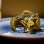 銀座 しのはら - 鮎揚げ