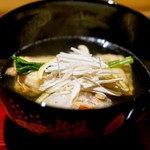 銀座 しのはら - 蟹松茸椀