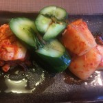 焼肉 彩苑 - キムチ盛り合わせ