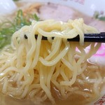 ラーメン幸雅 - 2018年11月　麺持ち上げ