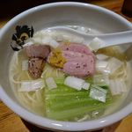 中華そば 満鶏軒 - 鶏中華そば　塩　2018.11