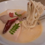 山鶏そば。850円