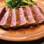 肉菜ダイニング 五色 - 牛ロースステーキ