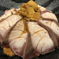 あま屋 - 炙りブリトロ丼うに醤油がけ