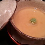 あらし山吉兆 - ホッキ貝の茶碗蒸し☆