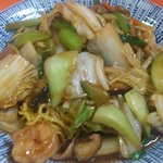 中華料理 唐韻 - <麺飯>什錦炒麺のアップです。