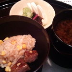 あらし山吉兆 - 白老牛ととうもろこしご飯