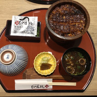 うなぎ和食 しら河 名駅店 - 上ひつまぶし（3,400円）