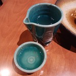 手打ち蕎麦　山がた - といいつつ本日の隠し酒。蔵王のうすにごり、だったとオモ。