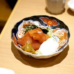 おそばの甲賀 - 鮪のやまかけ