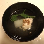 鰻はし本 - 白子と冬瓜のお椀