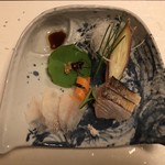 鰻はし本 - 鰻と岩魚の刺身