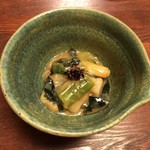 鰻はし本 - 九条ねぎのぬた