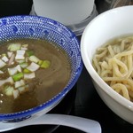 煮干らー麺シロクロ - 限定麺「濃厚つけ麺」（熱盛）（2018年11月6日）