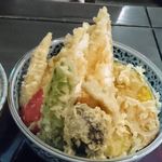 手打ち蕎麦 銀杏 - あなご丼　2018.11