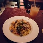 ラドンナ原宿 - 本日のパスタと白桃ジュース　2018.11