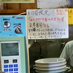 ラーメン二郎 - 限定メニュー口上（ブレブレですみません）