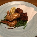 居酒家喜蔵 奈良店 - 名物の唐揚げ