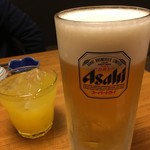 居酒家喜蔵 奈良店 - 大好きなスーパードライ
