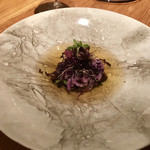 LIAISON - スペシャリテ。目の前でお出汁かけてくれます。