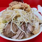 ラーメン二郎  - （2018.11.6）ラーメン、豚増し、ニンニクましまし、アブラましまし