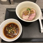 らぁ麺やまぐち - 「辛つけそば（「鶏つけそば」950円＋「辛つけそば変更」100円）