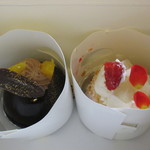 パティスリーカフェ エムヤスヒコ - ショコラオランジュ、ポワールジンジャー