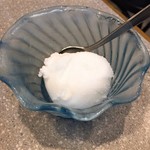 カリーライス専門店エチオピア - 食後のアイス