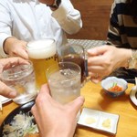 くつろぎ亭ひこべえ  - 揃って乾杯