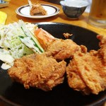 くつろぎ亭ひこべえ  - 唐揚げ（喰いさし）