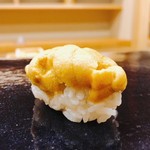 日本橋蛎殻町 すぎた - 2018.9.  赤海胆（唐津）