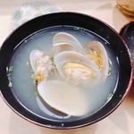 日本橋蛎殻町 すぎた - 20108.9.  浅蜊の味噌汁
