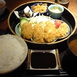 こころ - 牡蠣フライ定食