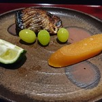 日本料理 晴山 - 太刀魚にからすみ