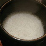 日本料理 晴山 - 新米　あきあかり