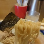 博多長浜らーめん 氷室 - 細麺(そうめんイメージして下さい)