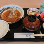 ごはん家 うお福 - 家内の「さば味噌煮」定食886円税込