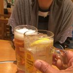 お酒・お惣菜・和食 竜田屋 - H.30.10.31.夜 ハイボール vs 生ビール de 乾杯♪
