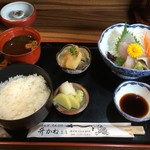 升かね - ★Ａ刺身（タイ・ホウボオ・しめアジ）（750円）★