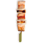 Green onion skewers