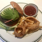 ウルフィーバーガー(アボカド・ブルーチーズトッピング)